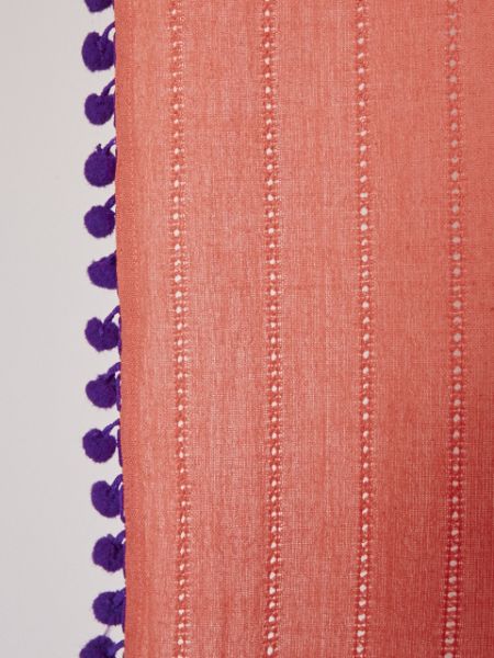 Indian Cotton Pompom Curtain