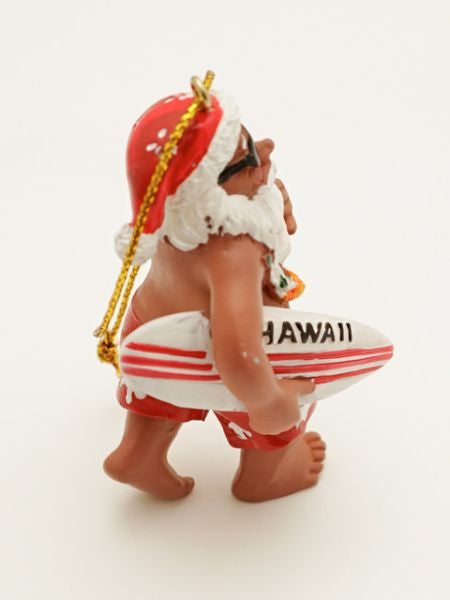 Hawaiian Santa Claus Ornament