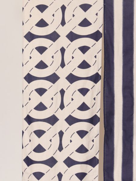 Indigo Color Japanese Crest NOREN Curtain