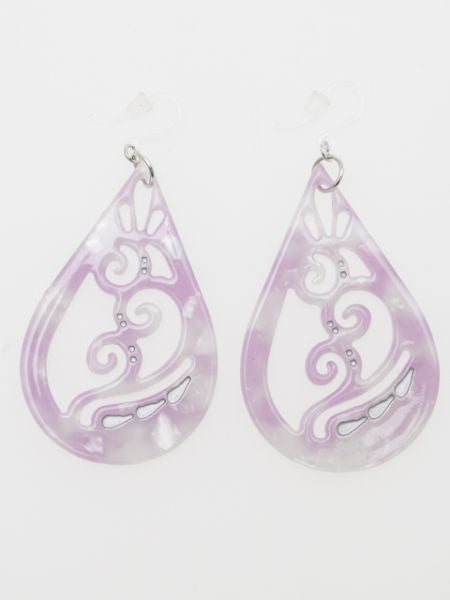 Openwork Teardrop Earring