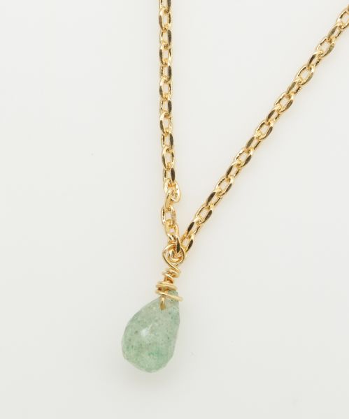 Birthstone Drop Gemstone Necklace