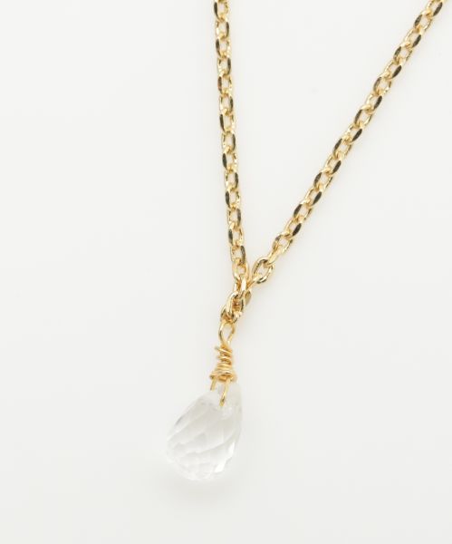 Birthstone Drop Gemstone Necklace