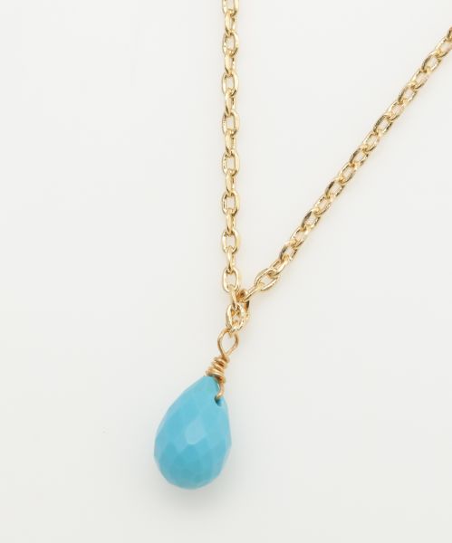 Birthstone Drop Gemstone Necklace