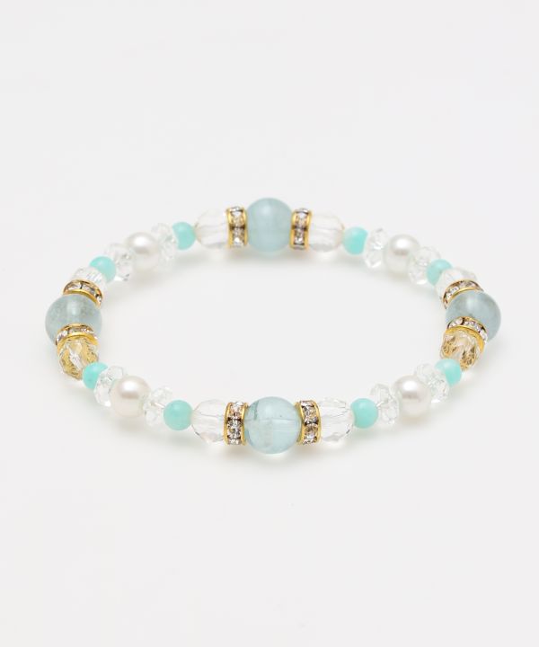 光輝清淡 - Aquamarine Bracelet