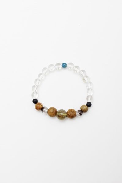 YAKUSUGI, Crystal, Rutilated Quartz Bracelet