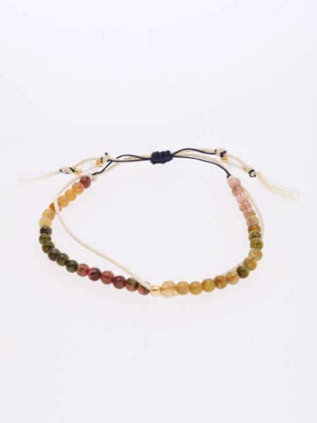 Birthstone Silk Braid Bracelet  - October