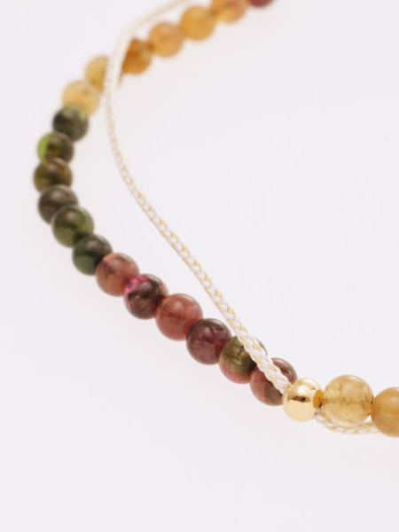 Birthstone Silk Braid Bracelet  - October