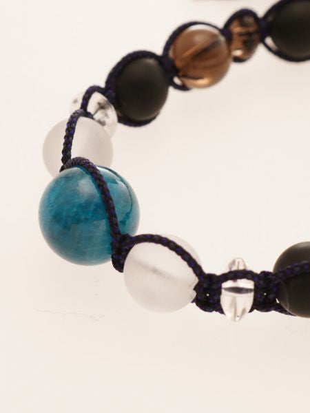 Silk Code Braid Bracelet - Apatite