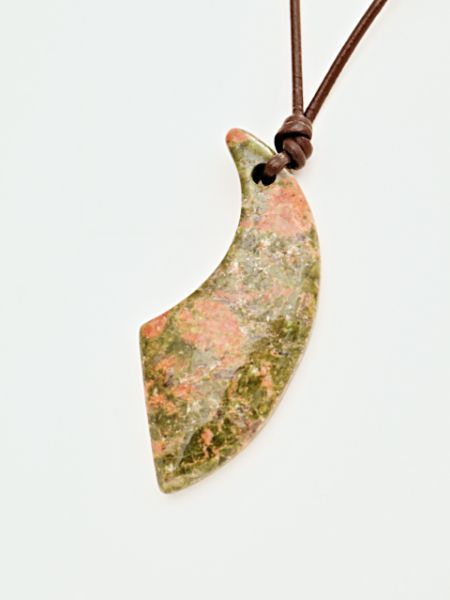 Gemstone Horn Shaped Necklace