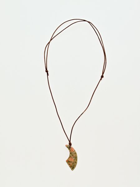 Gemstone Horn Shaped Necklace