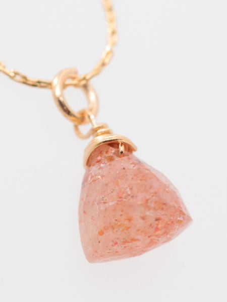 Triangle Cut Gemstone Necklace