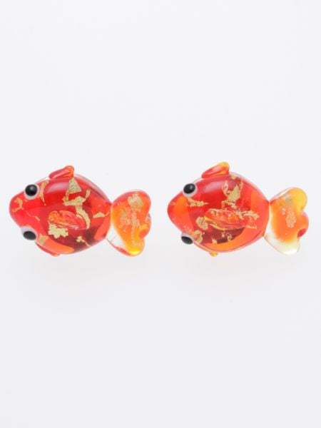 Auspicious Charm Glass Earrings