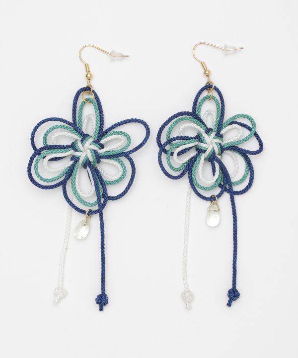 Braid Flower Earrings