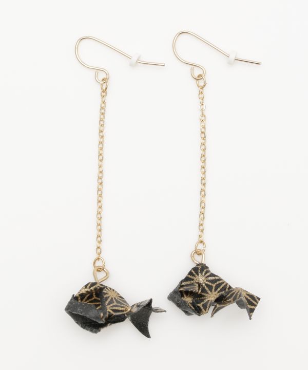 Fluttering ORIGAMI KINGYO Earrings