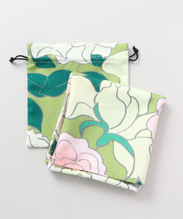 CHIYOGAMI Pattern FUROSHIKI and Pouch Set