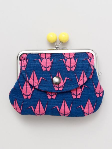 Retro Pattern HANPU GAMAGUCHI Twin Purse