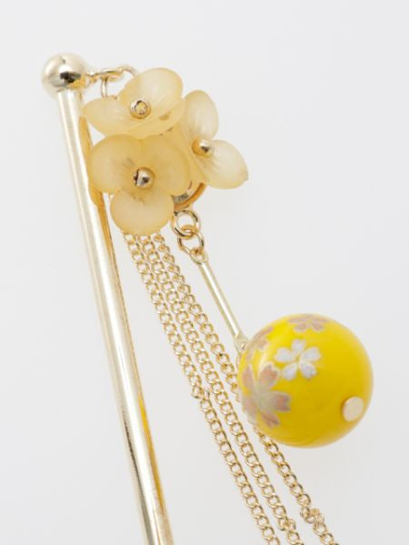 SAKURA Ball KANZASHI Hair Stick