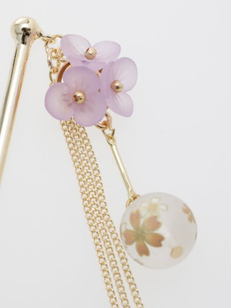 SAKURA Ball KANZASHI Hair Stick