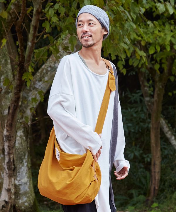 Essential Cotton Messenger Shoulder Bag