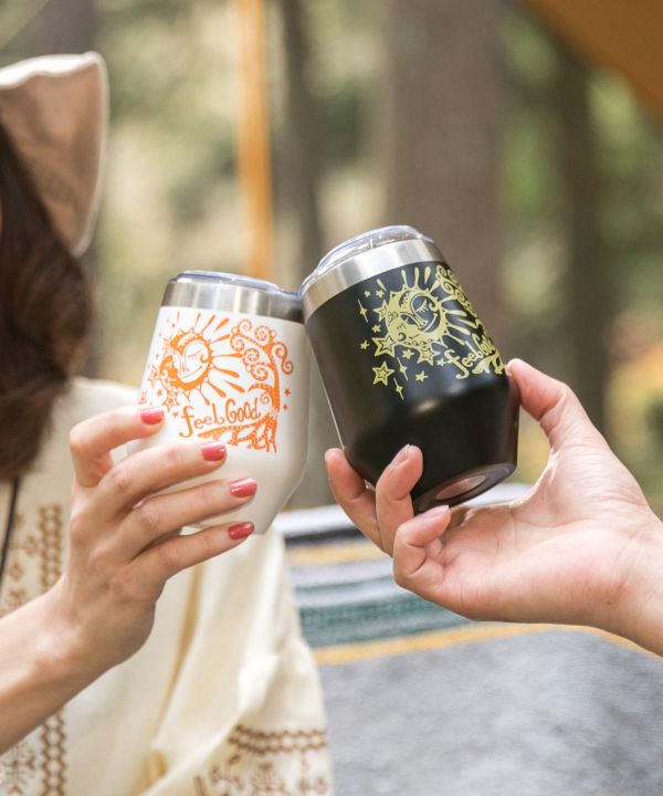 Sun Moon Stainless Steel Tumbler