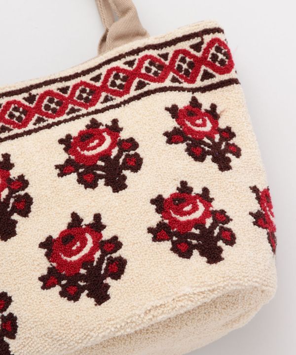 Chenille Embroidery Small Hand Bag