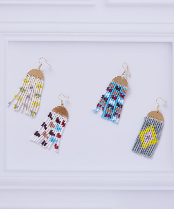 Turkish Color Beaded Earring (1pc)