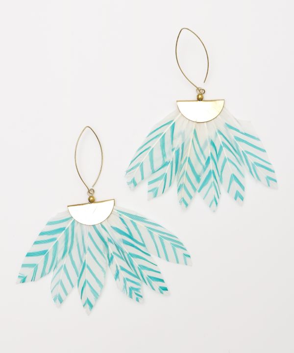 Feather Volume Earrings