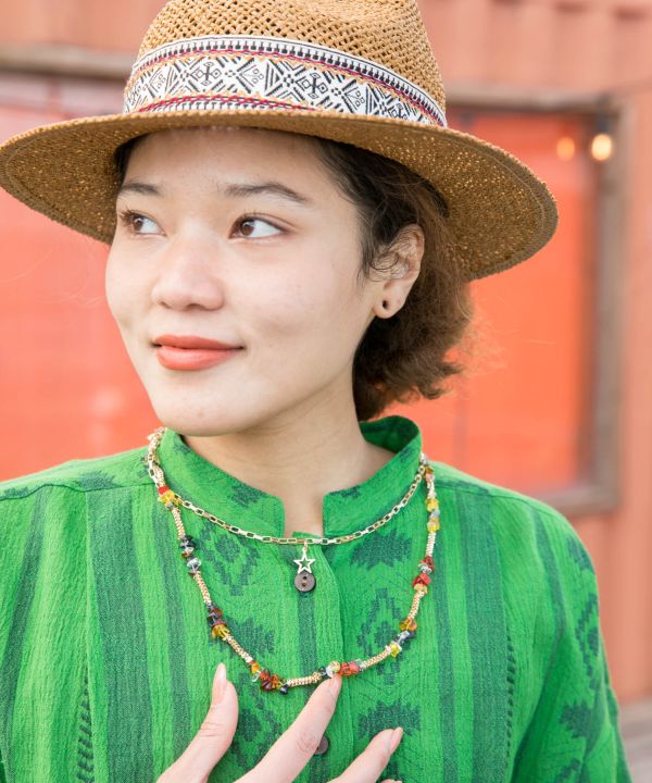 Colorful Beaded Layered Necklace