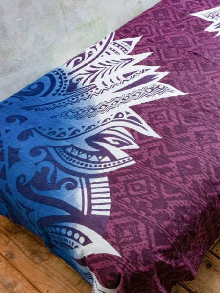 Navajo Feather Pattern Bed Cover | Multi Cloth