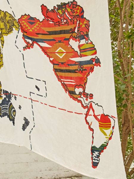 World Map Multi Cloth