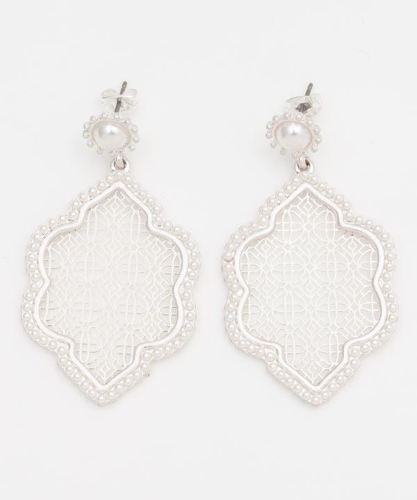 Turkish Lace Geom Pattern Earrings