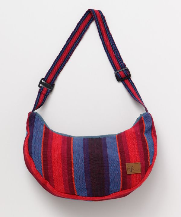 Nepalese Hand Woven Crescent Sholder Bag