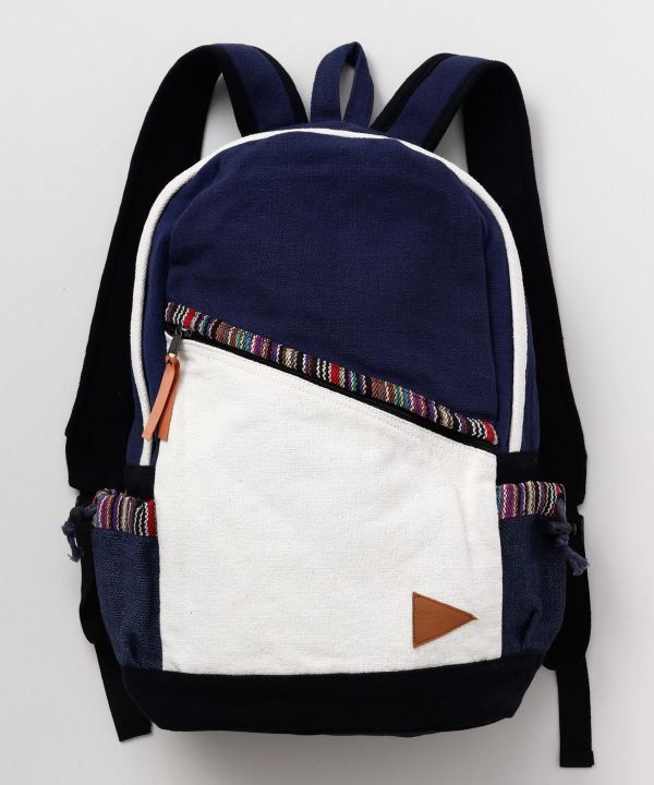 Nepali Woven Cotton Backpack