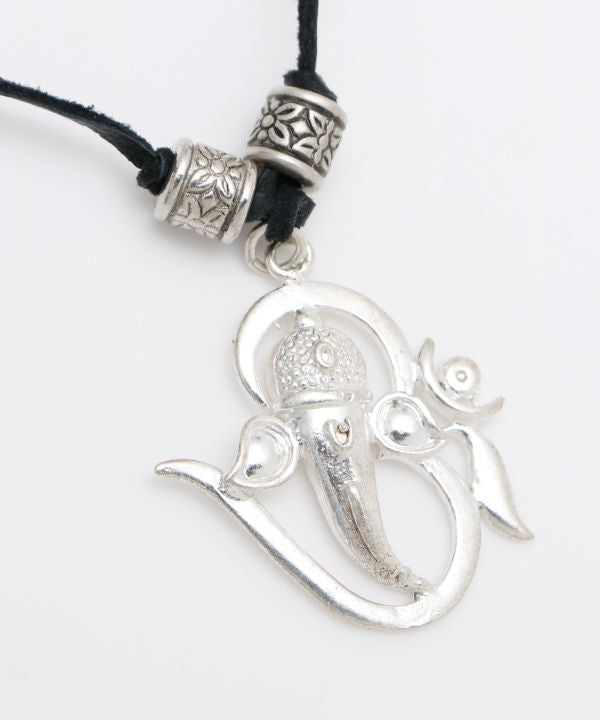 Ganesha x OM Pendant Necklace