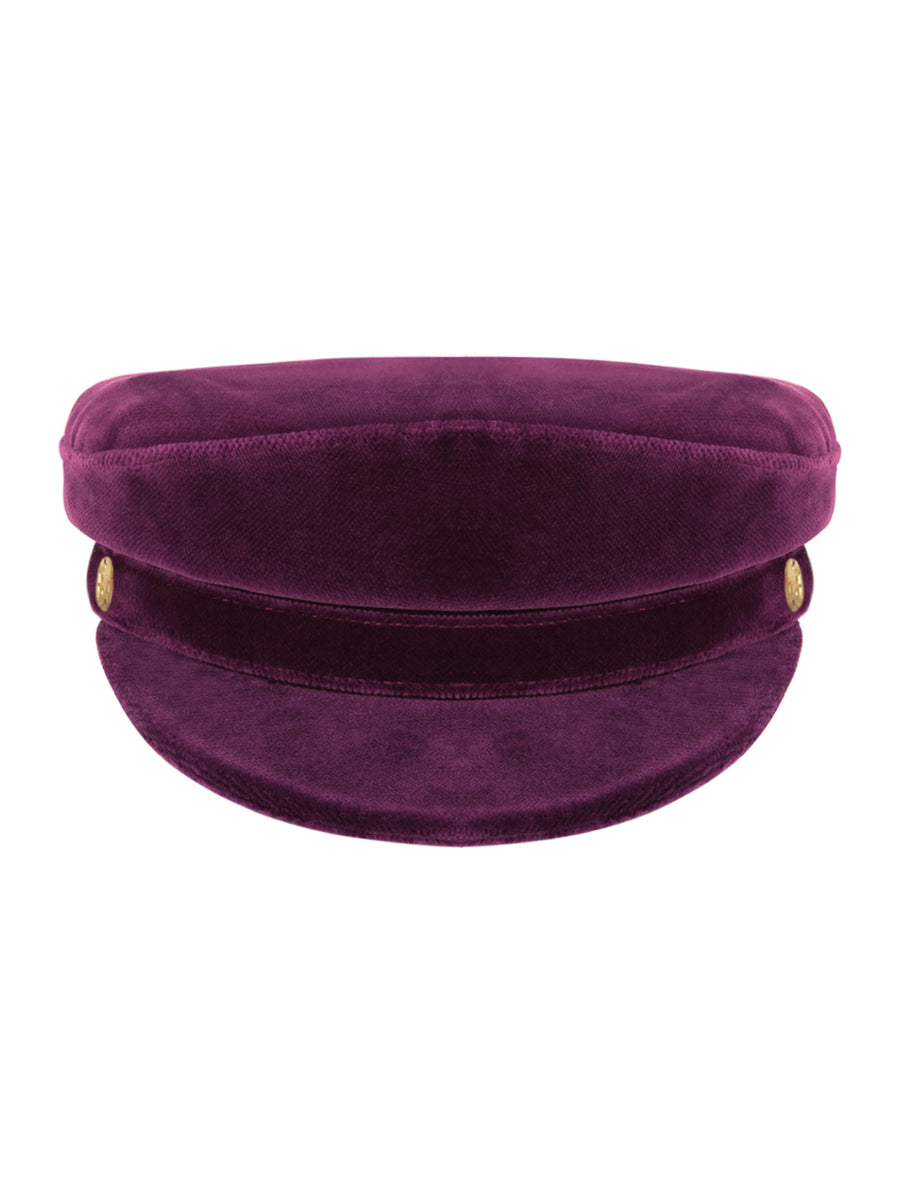Toukitsou Purple Velvet Cap – ΤΟΥΚΙΤΣΟΥ