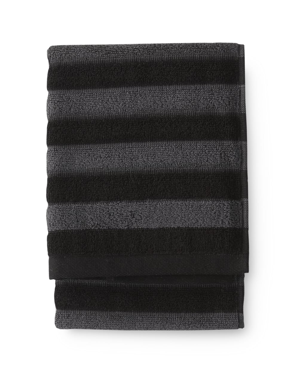 Reiluraita Towel Grey / Black / 50x70 cm | Finlayson