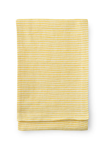 Lino Raita Tablecloth Sand | Finlayson