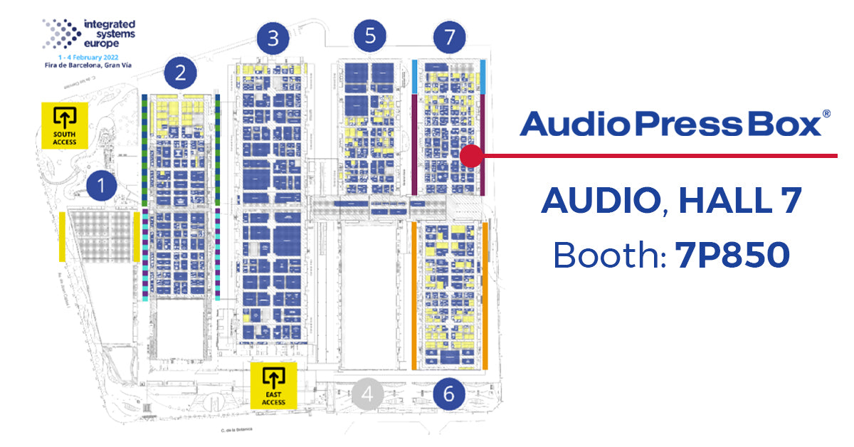 AudioPressBox Booth ISE 2022