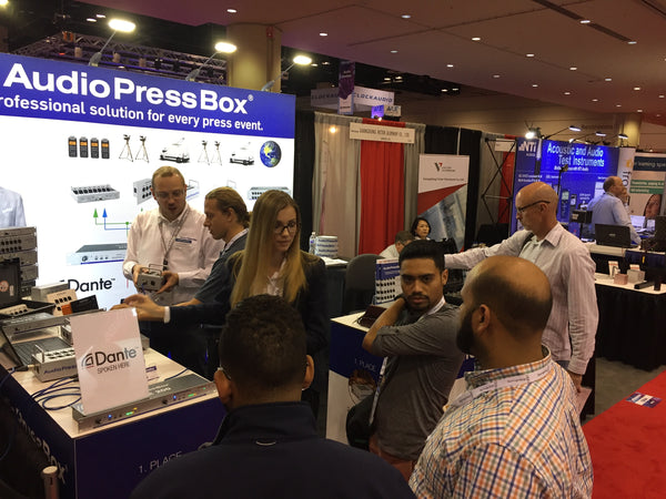 First Dante-enabled AudioPressBox at InfoComm 2017