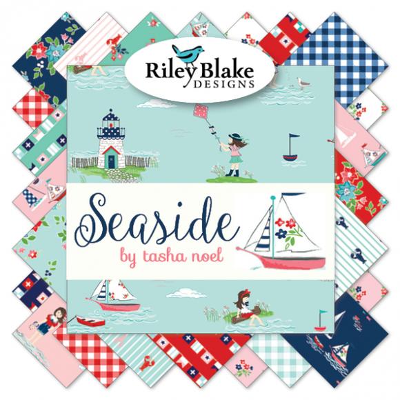 Tasha Noel - Seaside - Full Fat Quarter Bundle (21 pieces) Plus 3 HM