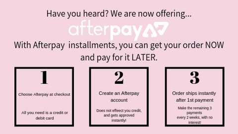 we now accept afterpay