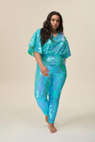 INDUS SEQUIN LEGGINGS - EMERALD – Rosa Bloom