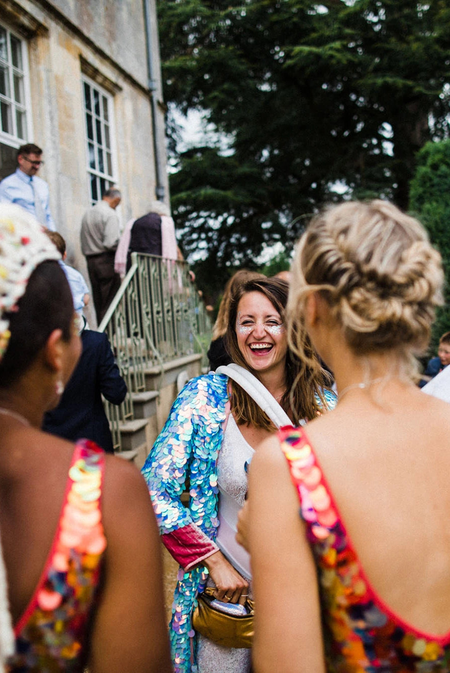 A festival themed wedding at Elmore Court