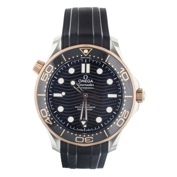 Omega Seamaster 300m Stainless Steel Rose Gold 42mm 21022422001002 Ful ...