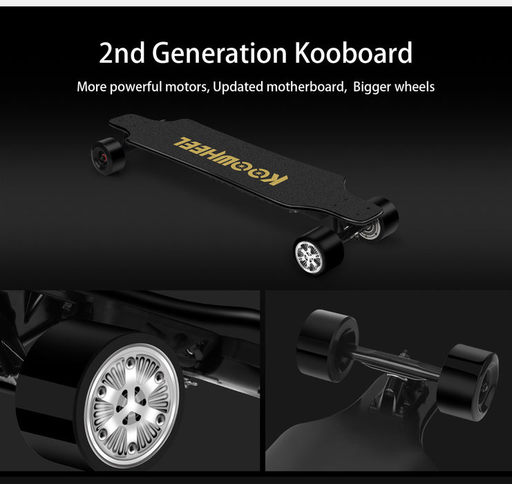 Italiaans Nebu Groot Koowheel D3X ONYX Gen 2 Electric Skateboard — Electric Bike & Skate (Red  Leaf Ideas, LLC)