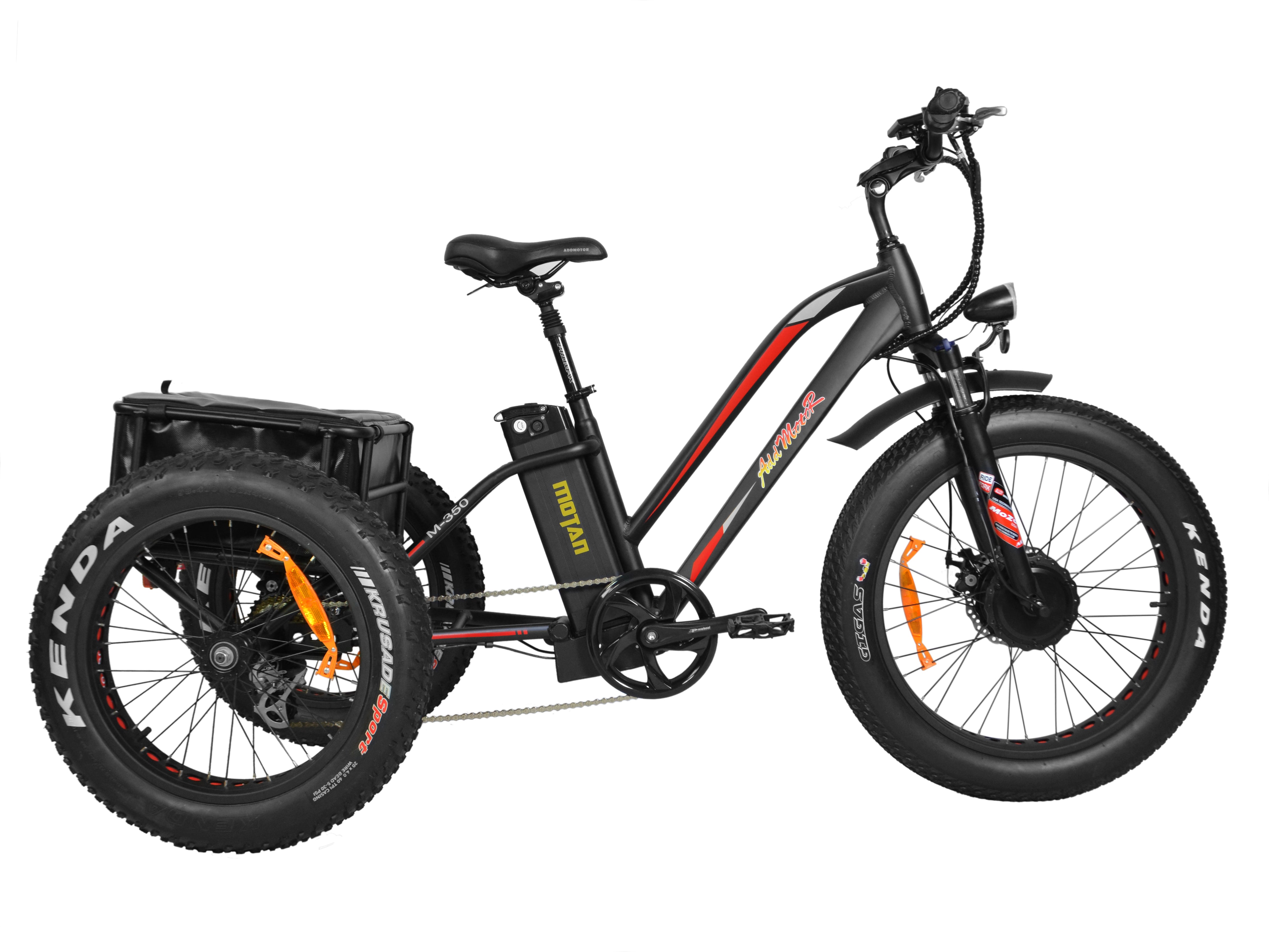 addmotor motan fat tire trike