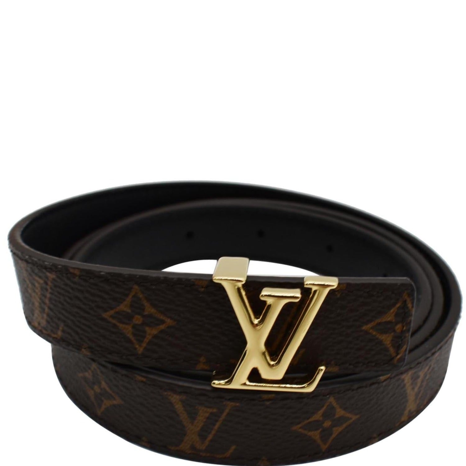 Louis Vuitton LV Initiales Leather Belt Size 85/34