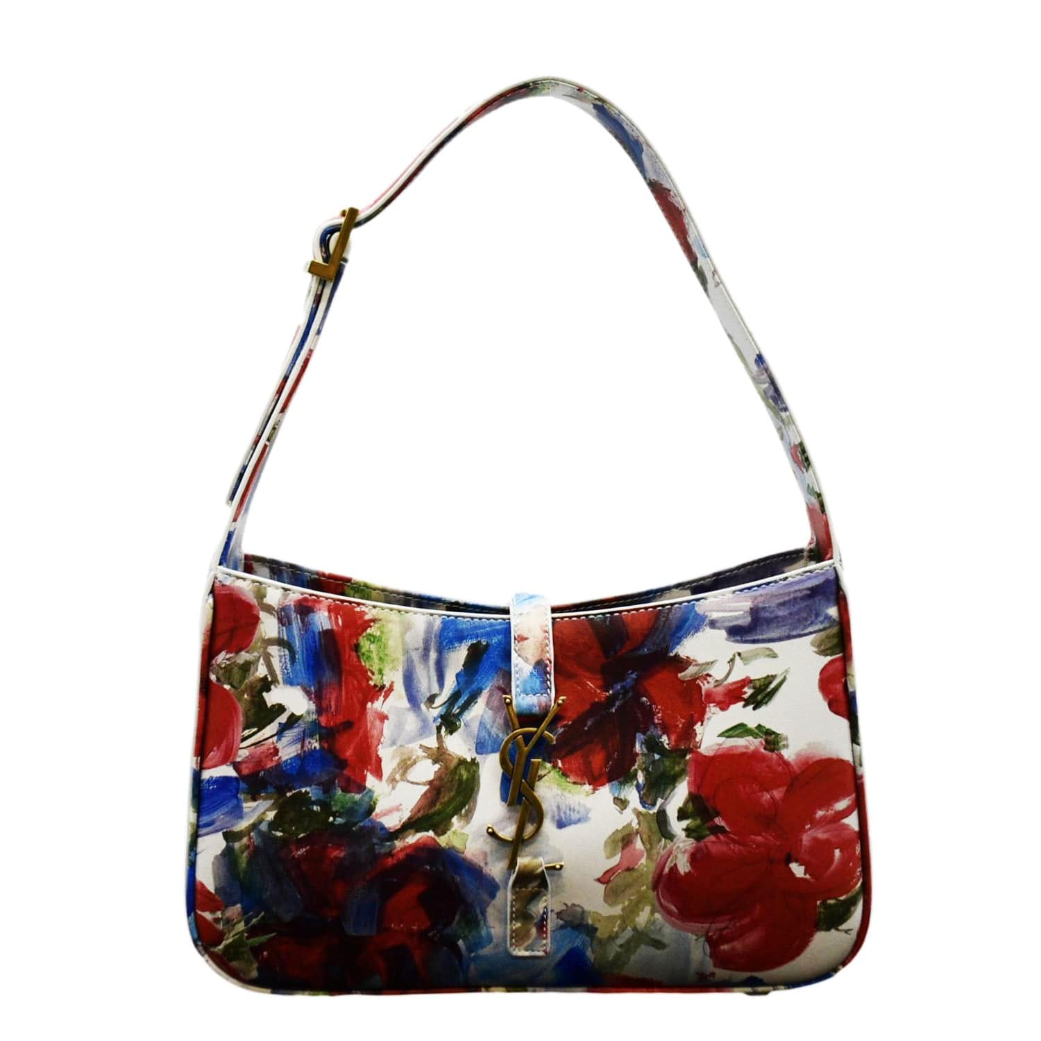 Flower hobo leather handbag Louis Vuitton Multicolour in Leather