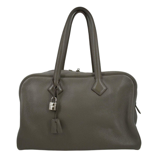 Hermes Victoria Ii Travel Handbag Clemence 43 Auction
