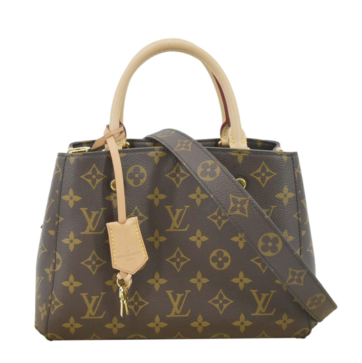 Louis Vuitton Monogram Montaigne BB Bag Brown